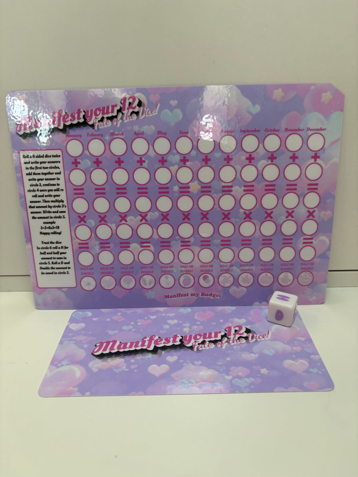 Manifest my 5 fate of the Dice games choices