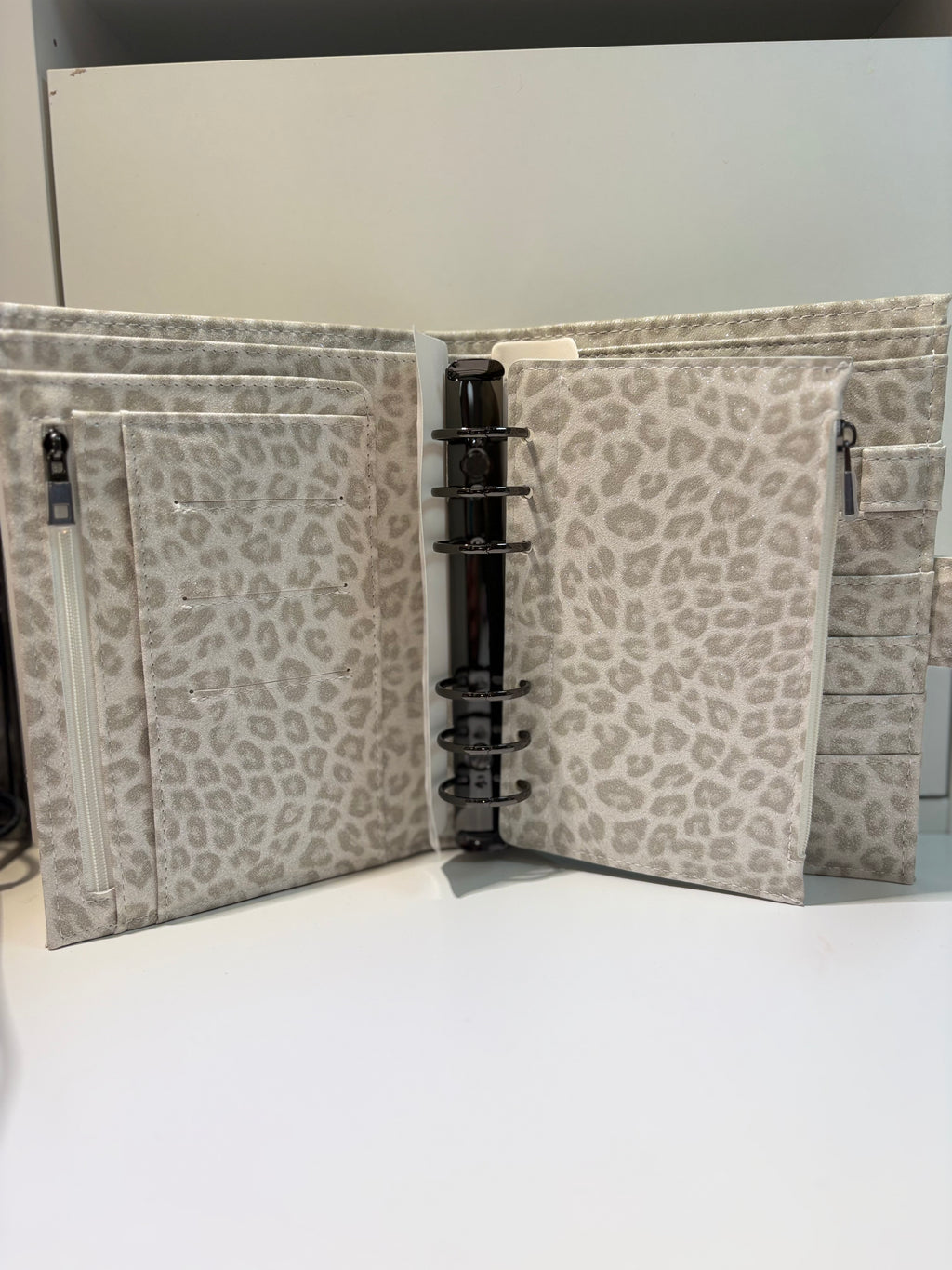 All that Glitters A6 Wide Leopard print binders