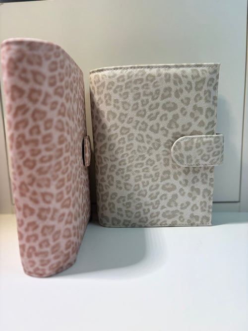 All that Glitters A6 Wide Leopard print binders