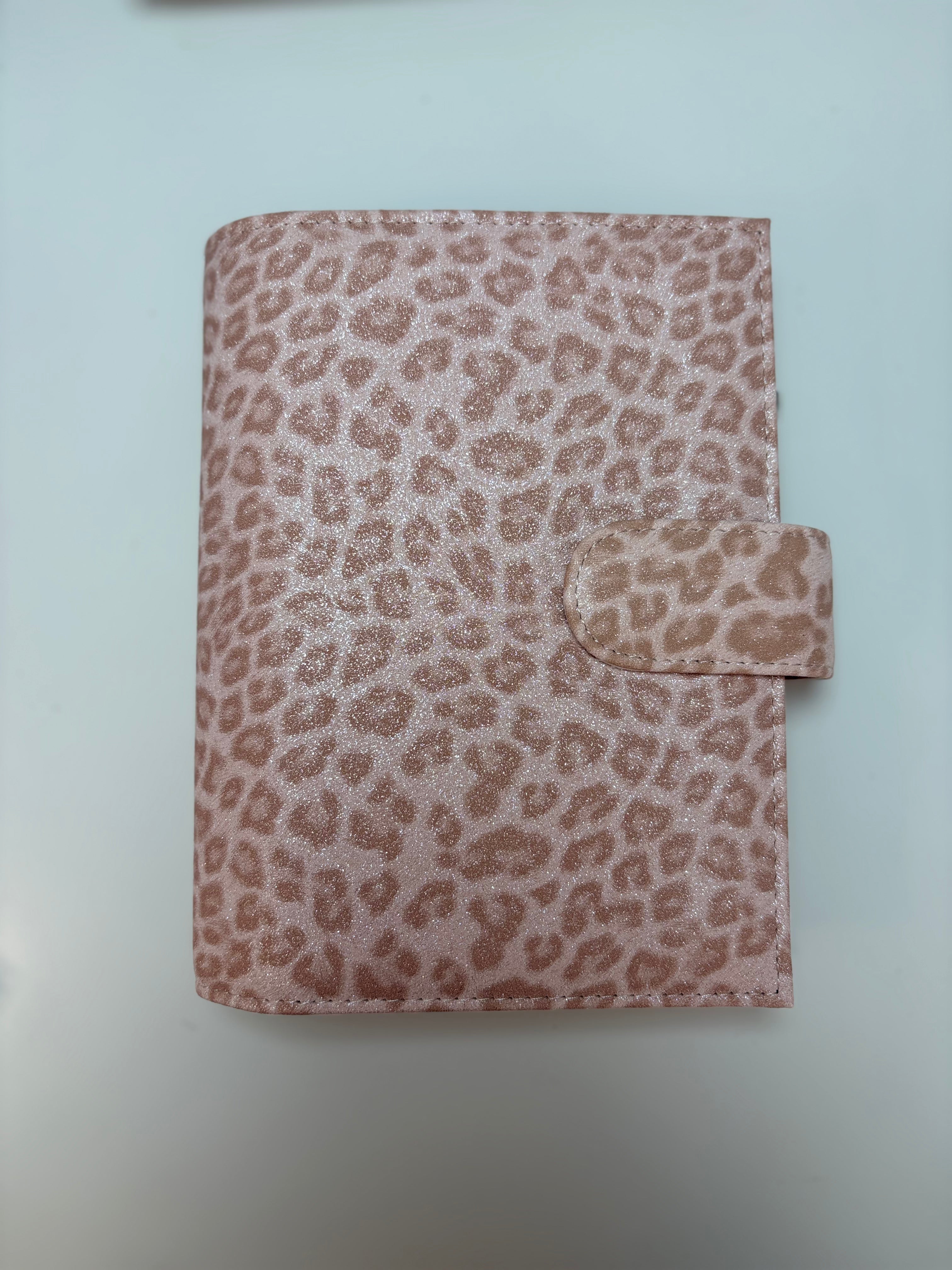 All that Glitters A6 Wide Leopard print binders