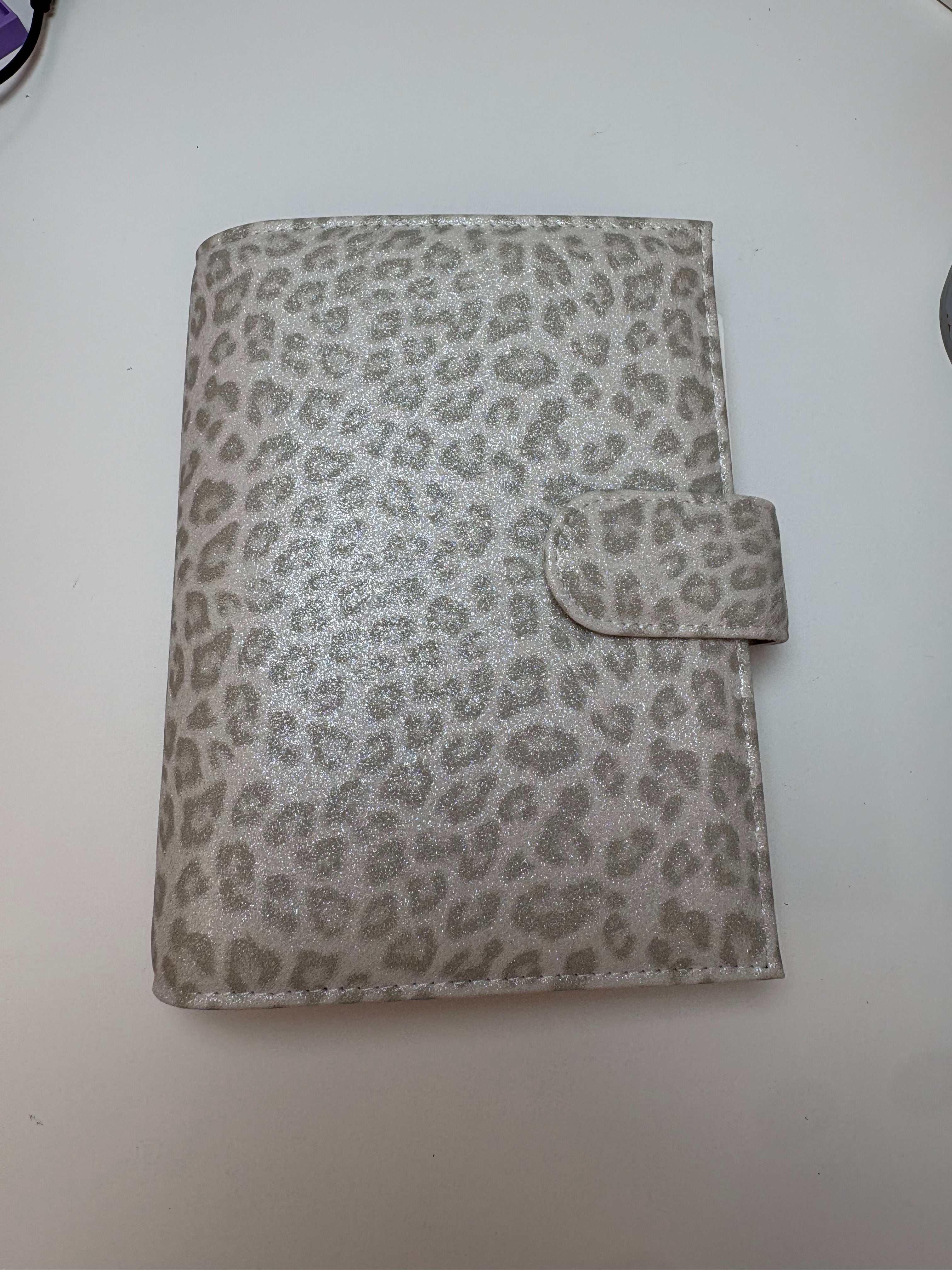 All that Glitters A6 Wide Leopard print binders
