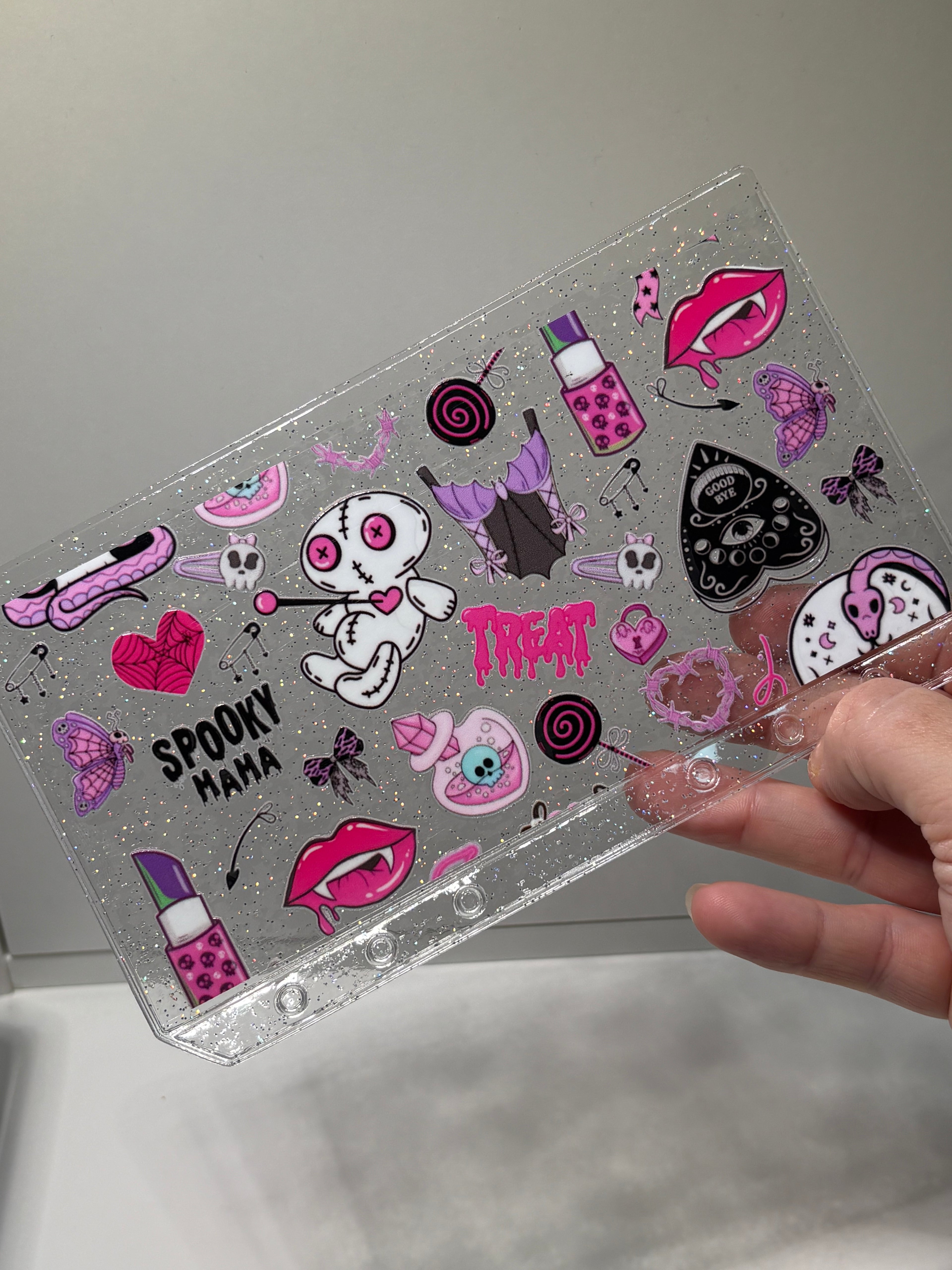 Pattern Glitter cash envelope a6